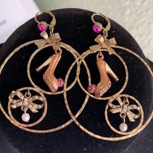 Betsey Johnson hoops